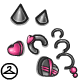 New metal, who dis? This item is only wearable by Neopets painted Mutant. If your Neopet is not painted Mutant, it will not be able to wear this NC item.