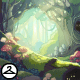 A lush autumn forest overflowing with nature’s bounty.