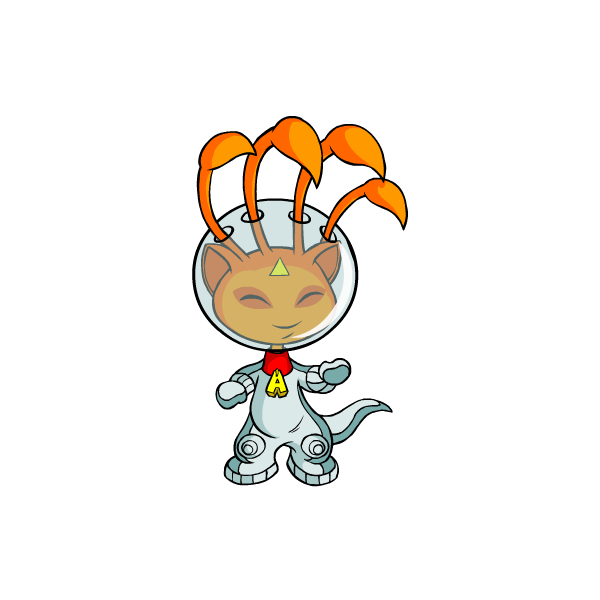 Prismatic Orange: Nostalgic Alien Aisha