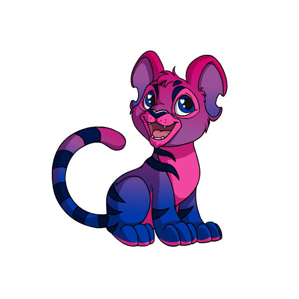 Prismatic Bisexual: Adoring Rainbow Kougra