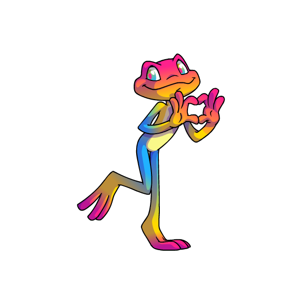 Prismatic Pansexual: Adoring Rainbow Nimmo