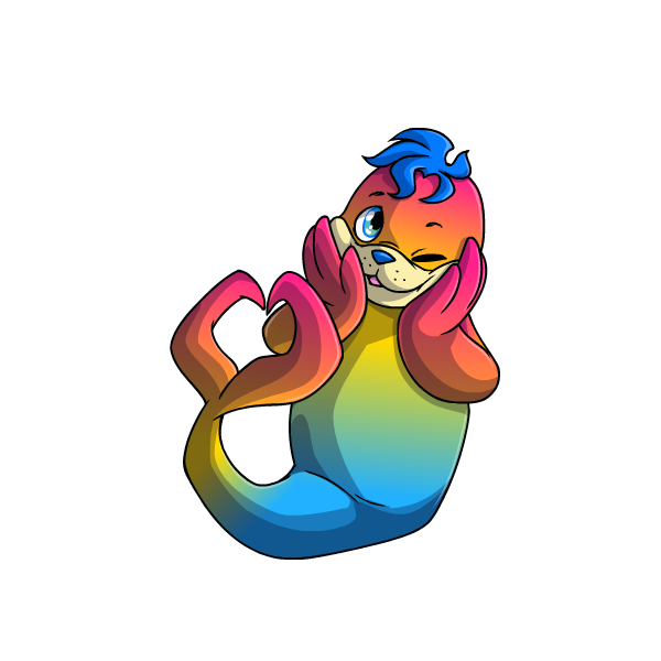 Prismatic Pansexual: Adoring Rainbow Tuskaninny