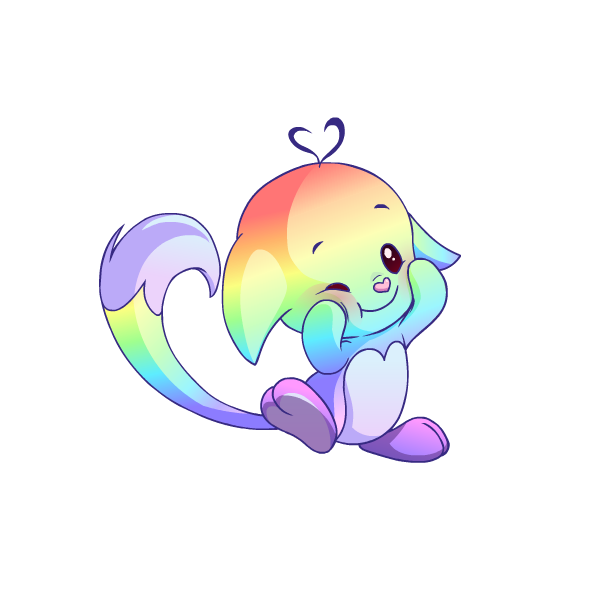 Prismatic Pastel: Adoring Rainbow Kacheek