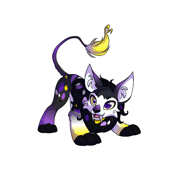 Prismatic Nonbinary: Adoring Rainbow Varwolf