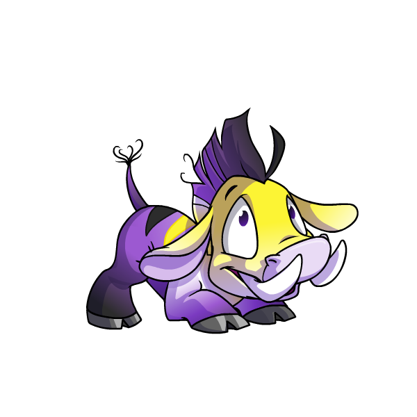 Prismatic Nonbinary: Adoring Rainbow Moehog