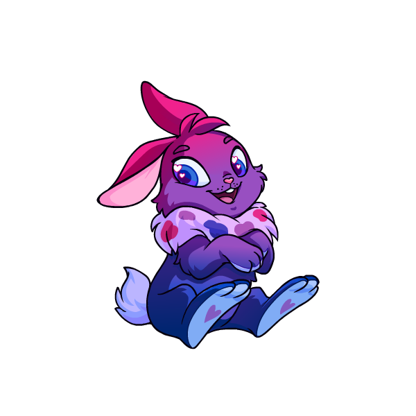 Prismatic Bisexual: Adoring Rainbow Cybunny