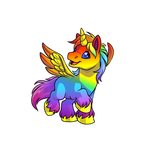 Adoring Rainbow Uni
