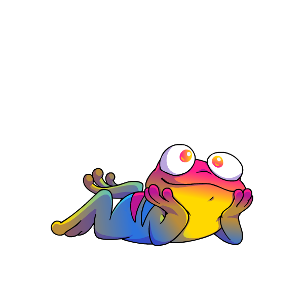 Prismatic Pansexual: Adoring Rainbow Quiggle