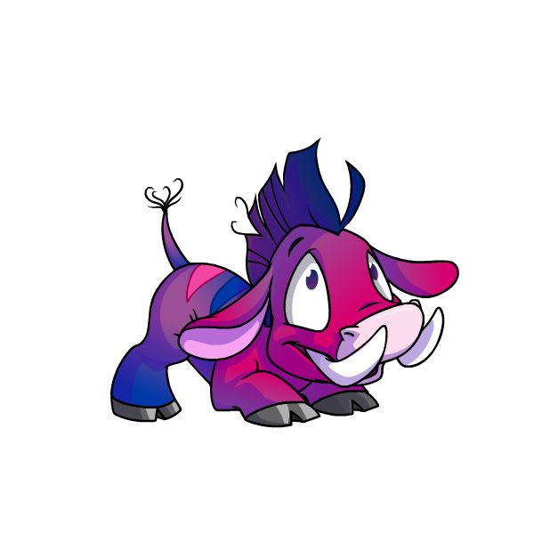 Prismatic Bisexual: Adoring Rainbow Moehog