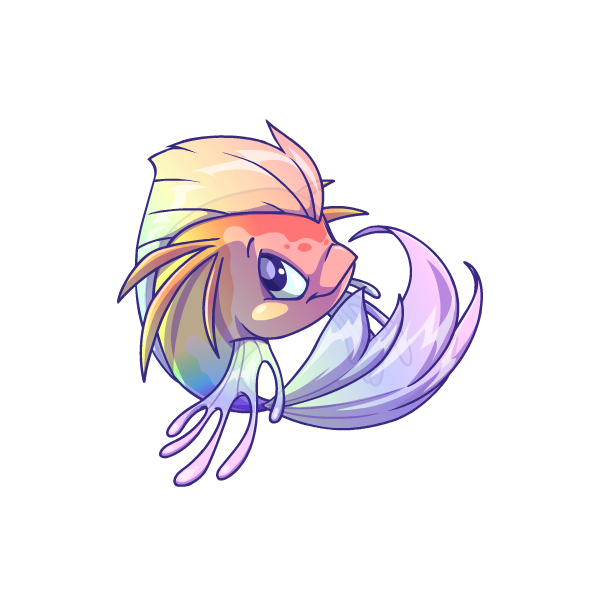 Prismatic Pastel: Adoring Rainbow Koi