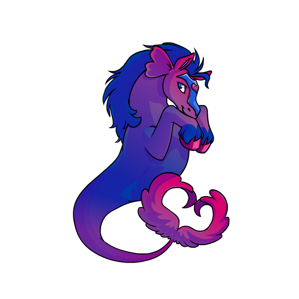 Prismatic Bisexual: Adoring Rainbow Peophin