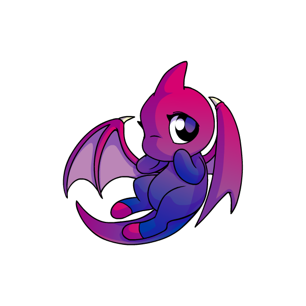 Prismatic Bisexual: Adoring Rainbow Shoyru