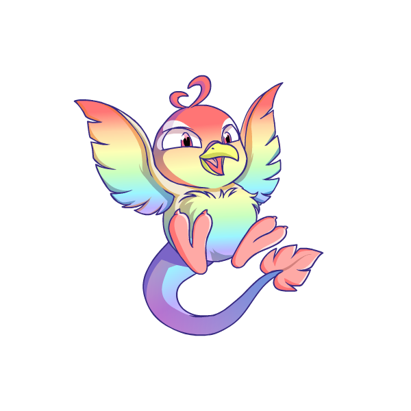 Prismatic Pastel: Adoring Rainbow Pteri