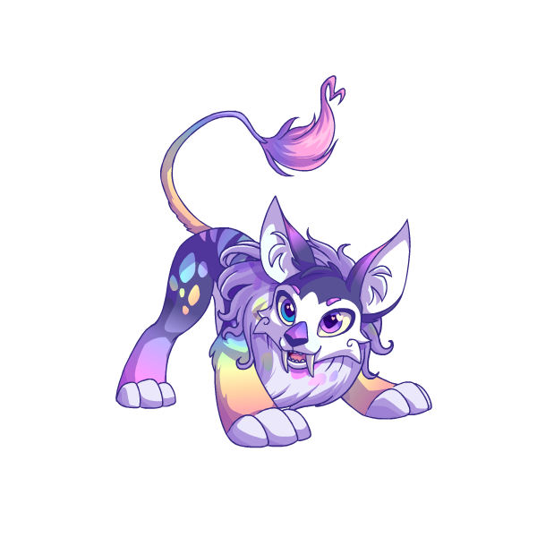 Prismatic Pastel: Adoring Rainbow Varwolf