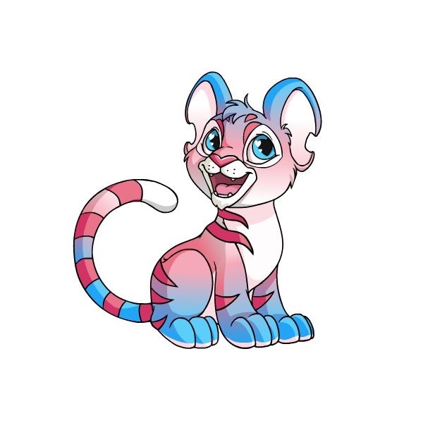 Prismatic Transgender: Adoring Rainbow Kougra