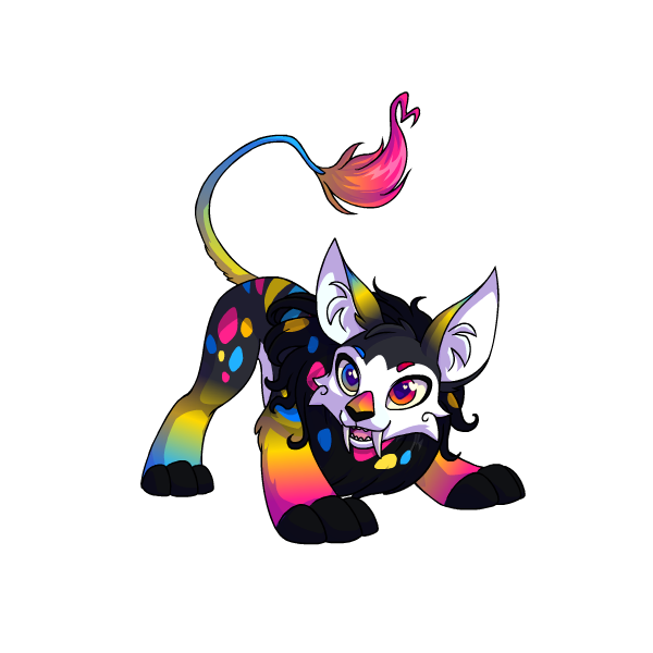 Prismatic Pansexual: Adoring Rainbow Varwolf