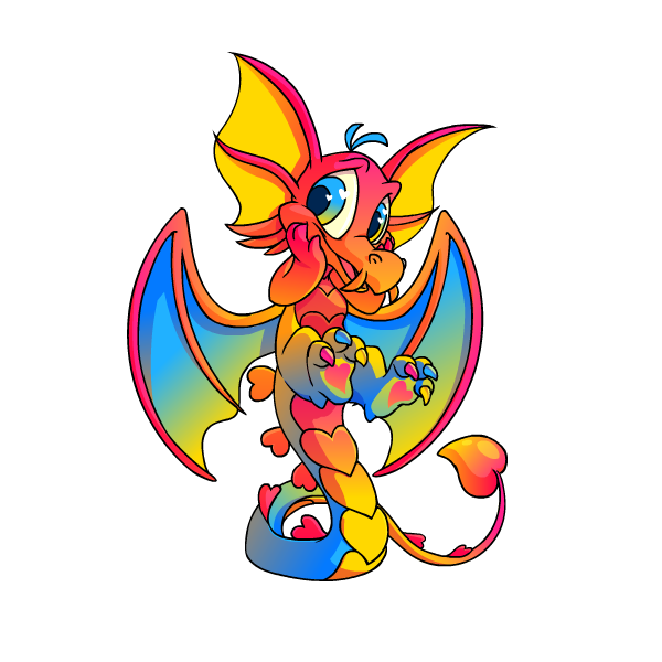 Prismatic Pansexual: Adoring Rainbow Draik