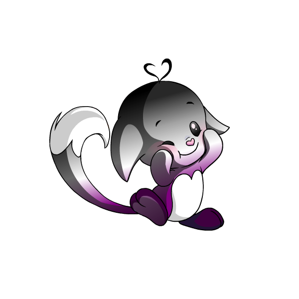 Prismatic Asexual: Adoring Rainbow Kacheek