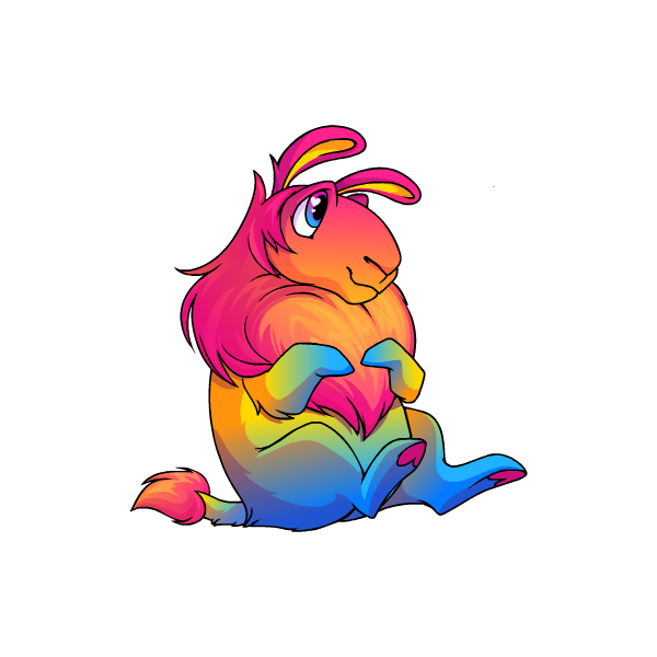 Prismatic Pansexual: Adoring Rainbow Gnorbu