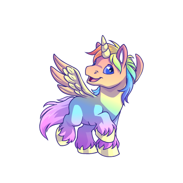 Prismatic Pastel: Adoring Rainbow Uni