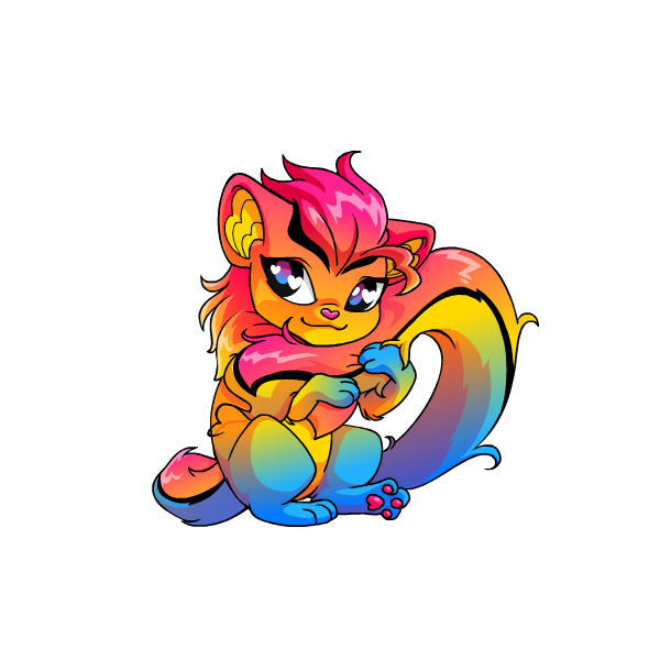 Prismatic Pansexual: Adoring Rainbow Xweetok