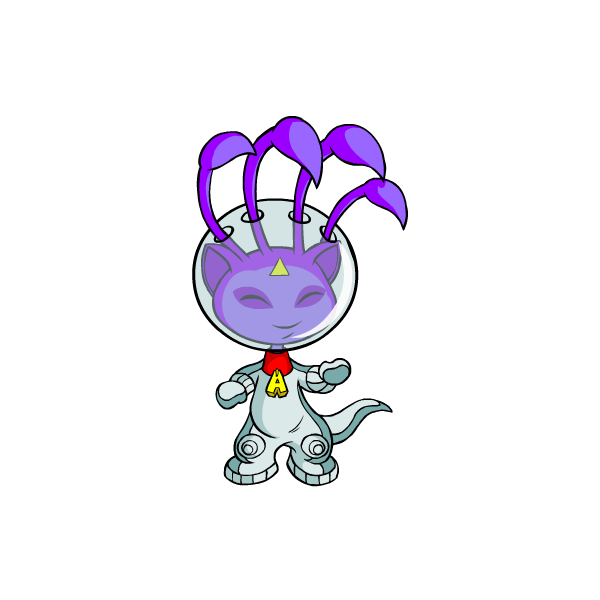 Prismatic Purple: Nostalgic Alien Aisha